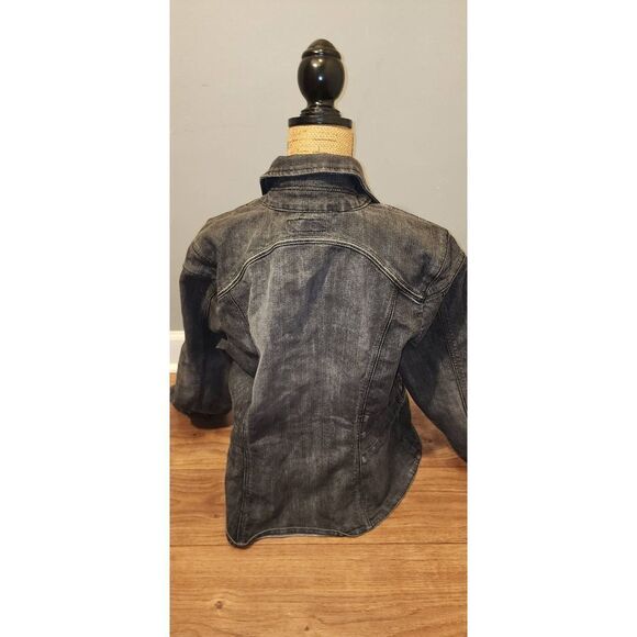 Ashley Stewart Black Denim Jacket - Picture 5 of 7